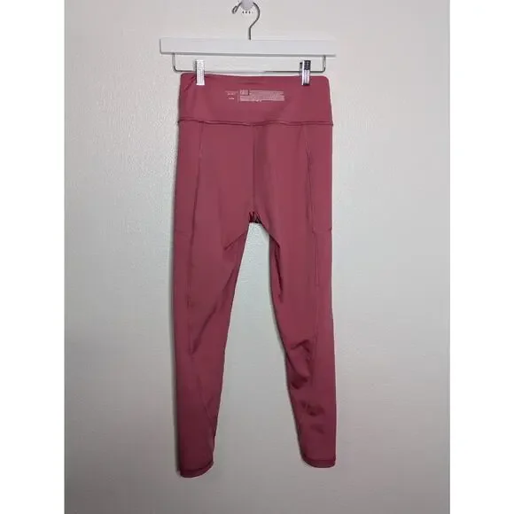 Lot Of 2 Victoria Secret Incredible Essential Leggings Size 6 - Pink & Brown - Picture 4 of 8